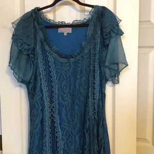 Mini dress, great with leggings too.